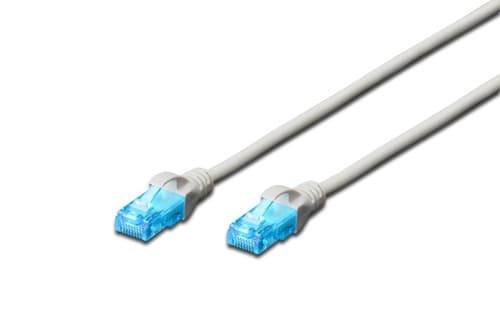 Câble réseau CAT5e U-UTP DIGITUS 2m Gris