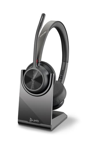 Poly Voyager 4320 Microsoft Teams Certified Headset + BT700 dongle + Charging Stand