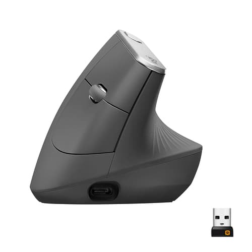 MX Vertical Advanced Ergonomische Drahtlose Maus - Grau