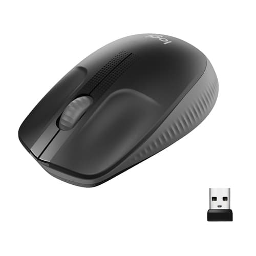 Ratón inalámbrico LOGITECH M190 Full-Size - Charcoal