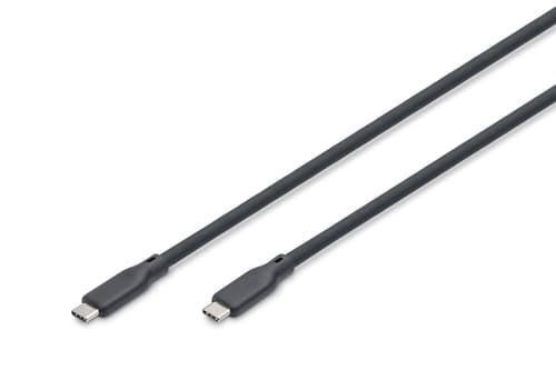 USB Silicone Cable - USB4 Gen 2x2 - 80Gbps - 1.5m - Black