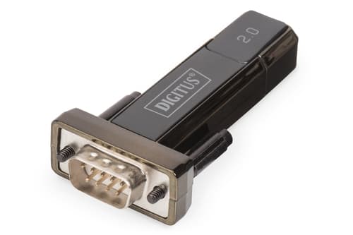 Convertidor USB 2.0 a serie - DSUB 9M con cable USB A 80 cm - Chipset FTDI