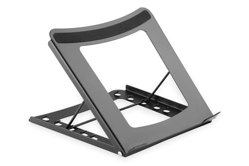 Soporte plegable de acero para portátil/tableta con 5 posiciones de ajuste