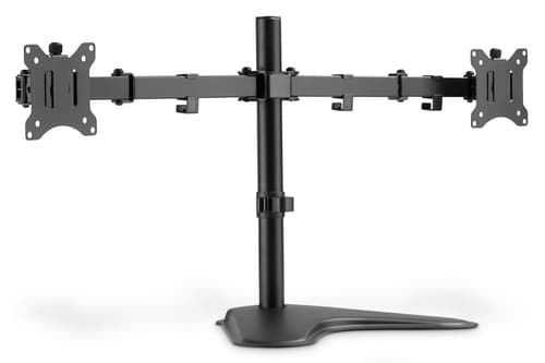 DIGITUS Doppelschirmhalterung 15-32 Zoll - 2x 8 kg max. - Schwarz