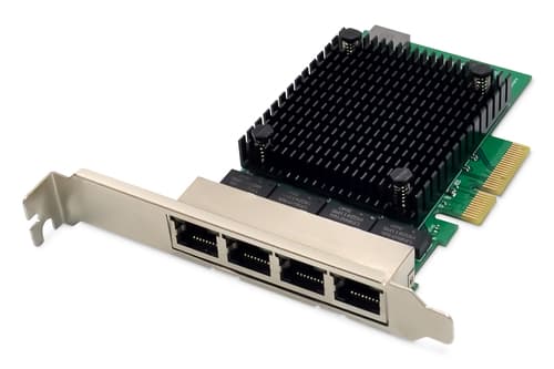 Tarjeta de red RJ45 de 4 puertos