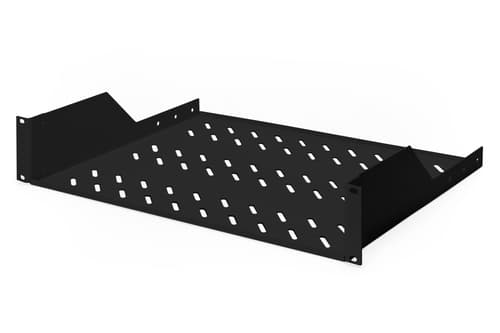 2U feste Regalplatte für Racks ab 450 mm Tiefe