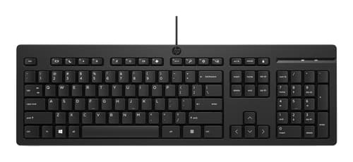 HP 125 G2 USB-Kabeltastatur (AY2Y7A6) - [BULK - 12 PACK] - QWERTY