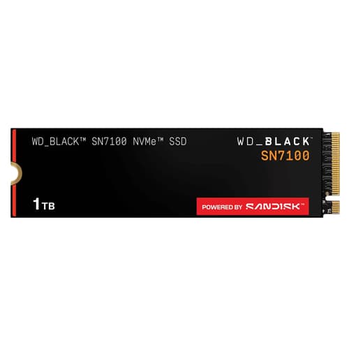 SN7100 1TB - NVMe M.2 SSD - PCIe 4.0 M.2 - Typ 2280 - Black