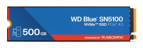 SN5100 - 500GB - M.2 - 6600 MB/s - Blue