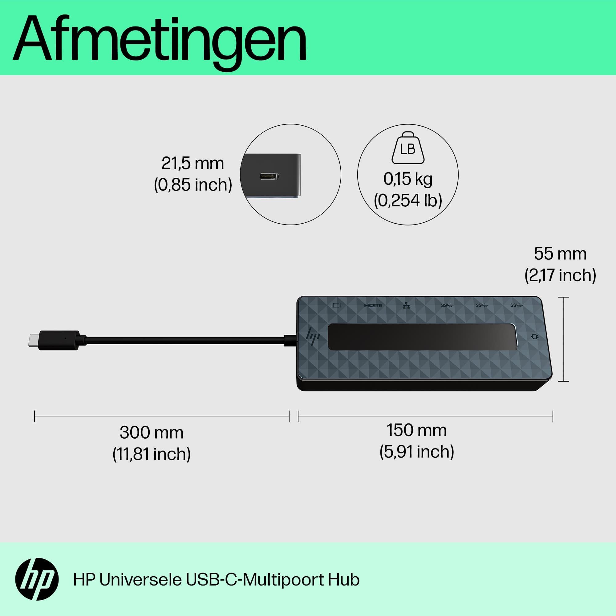 HP Universal USB-C Multiport Hub — photo 10 of 11