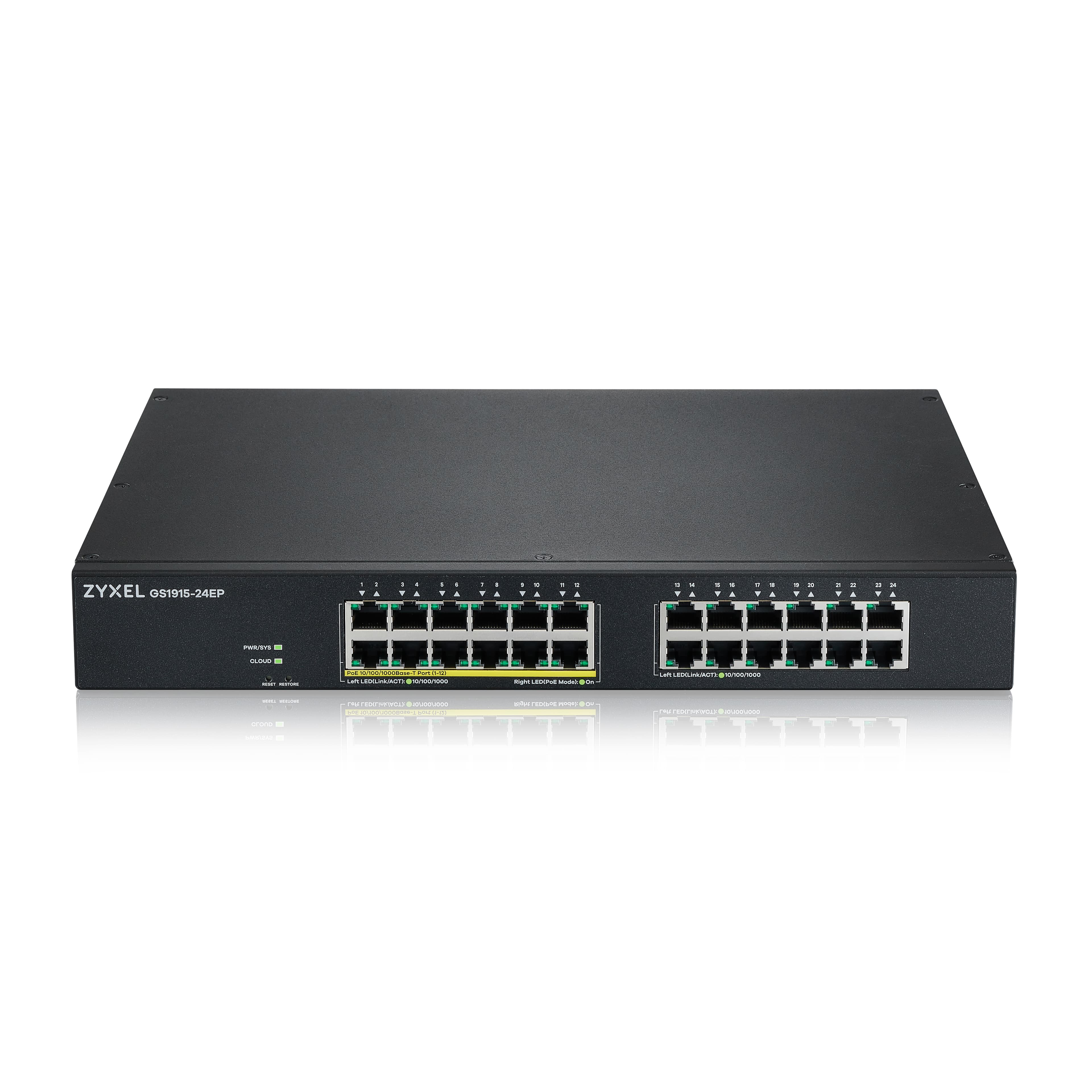 24-Port GbE Smart Switch - 48 Gbps - ZYXEL — photo 2 of 3