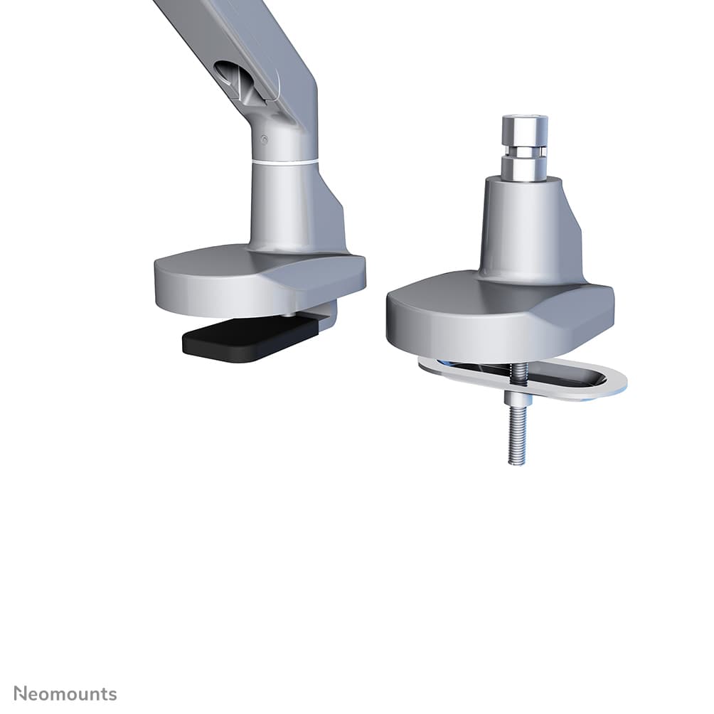Single Monitor Arm - 10-32inch - 2-8 kg - Gas Spring - 180 Degrees - Stop - Topfix - Silver — photo 8 of 9