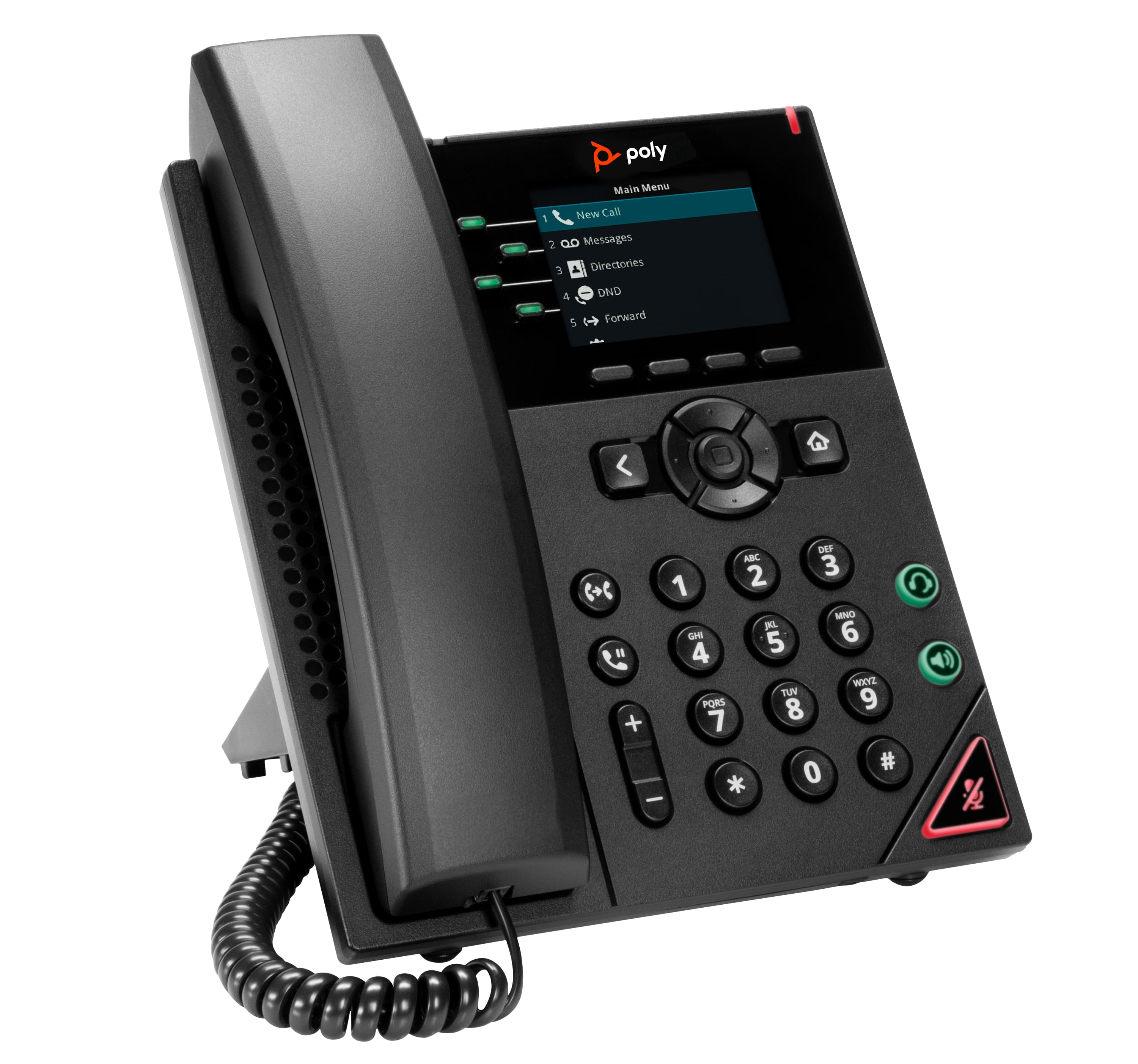 Poly VVX 250 4-Line IP Phone and PoE-enabled — foto 2 van 3