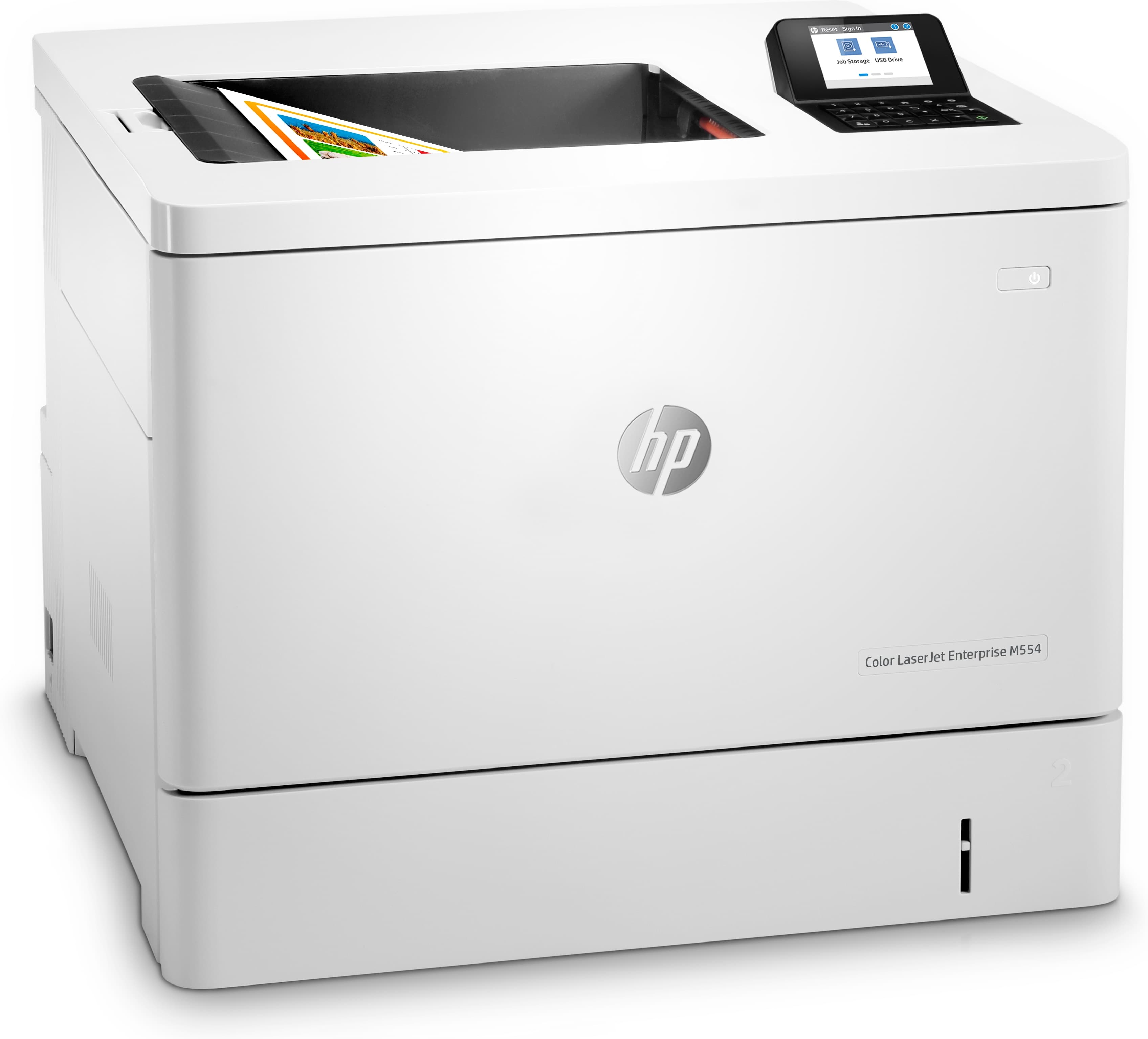 HP Color LaserJet Enterprise M554dn Printer — photo 3 of 16