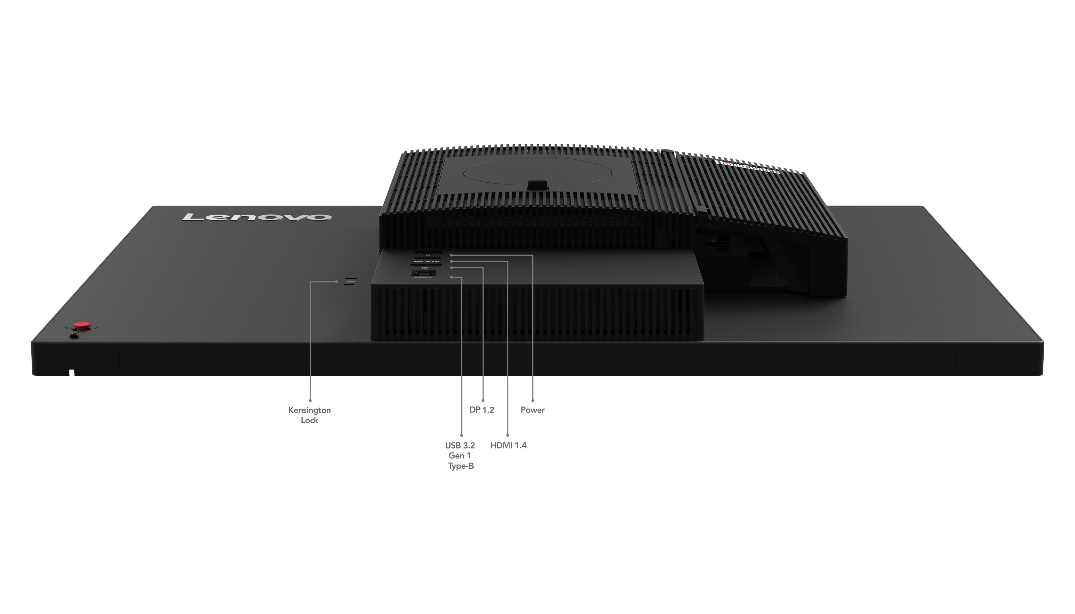 ThinkCentre Tiny-In-One 24 Gen 5 - 24 inch - Full HD IPS LED Monitor - 1920x1080 - Pivot / HAS / Webcam — foto 17 van 23