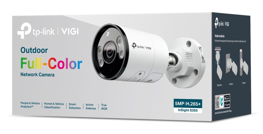 TP-LINK VIGI InSight 5MP Outdoor Full-Color Bullet Network Camera - 4 mm Fixed Lens — photo 4 of 4