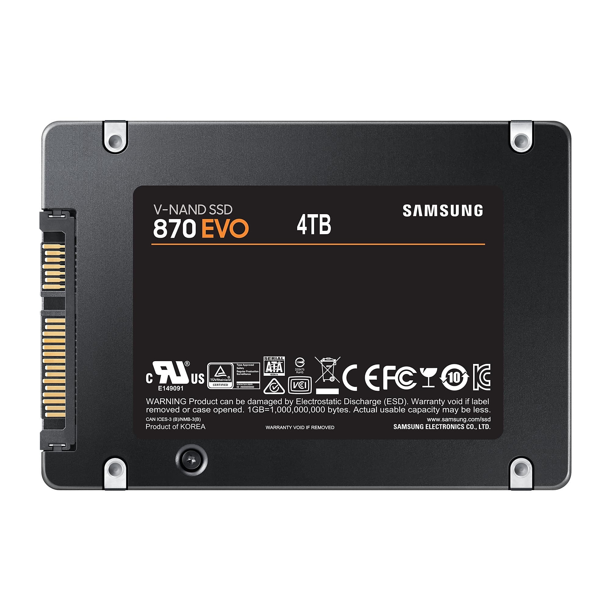 Samsung 870 EVO 4 To 2,5" SSD SATA III