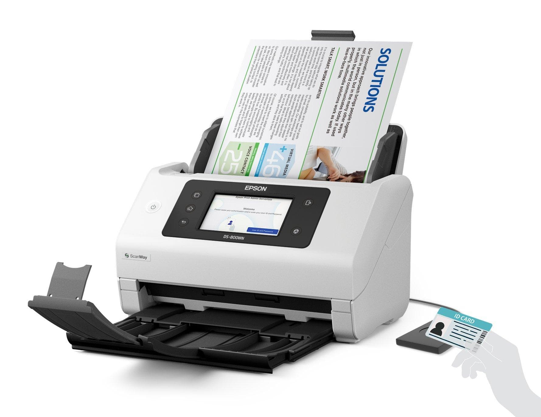 WorkForce DS-800WN Sheet-fed scanner 600 x 600 DPI A4 White — photo 14 sur 14