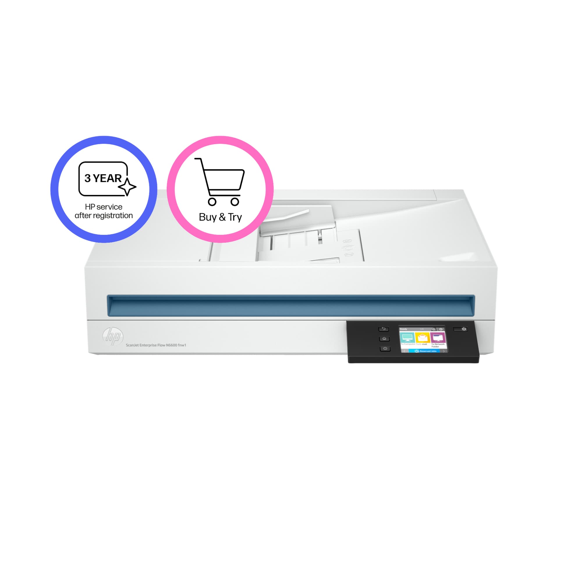 HP ScanJet Enterprise Flow N6600 fnw1 — photo 2 of 11