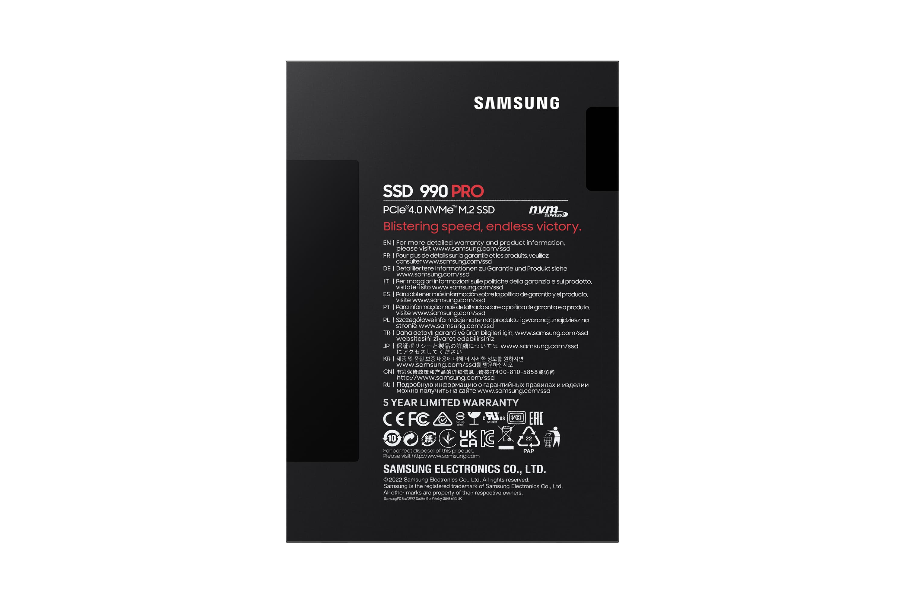 Samsung 990 PRO PCIe 4.0 NVMe M.2 SSD 2TB — photo 6 sur 8