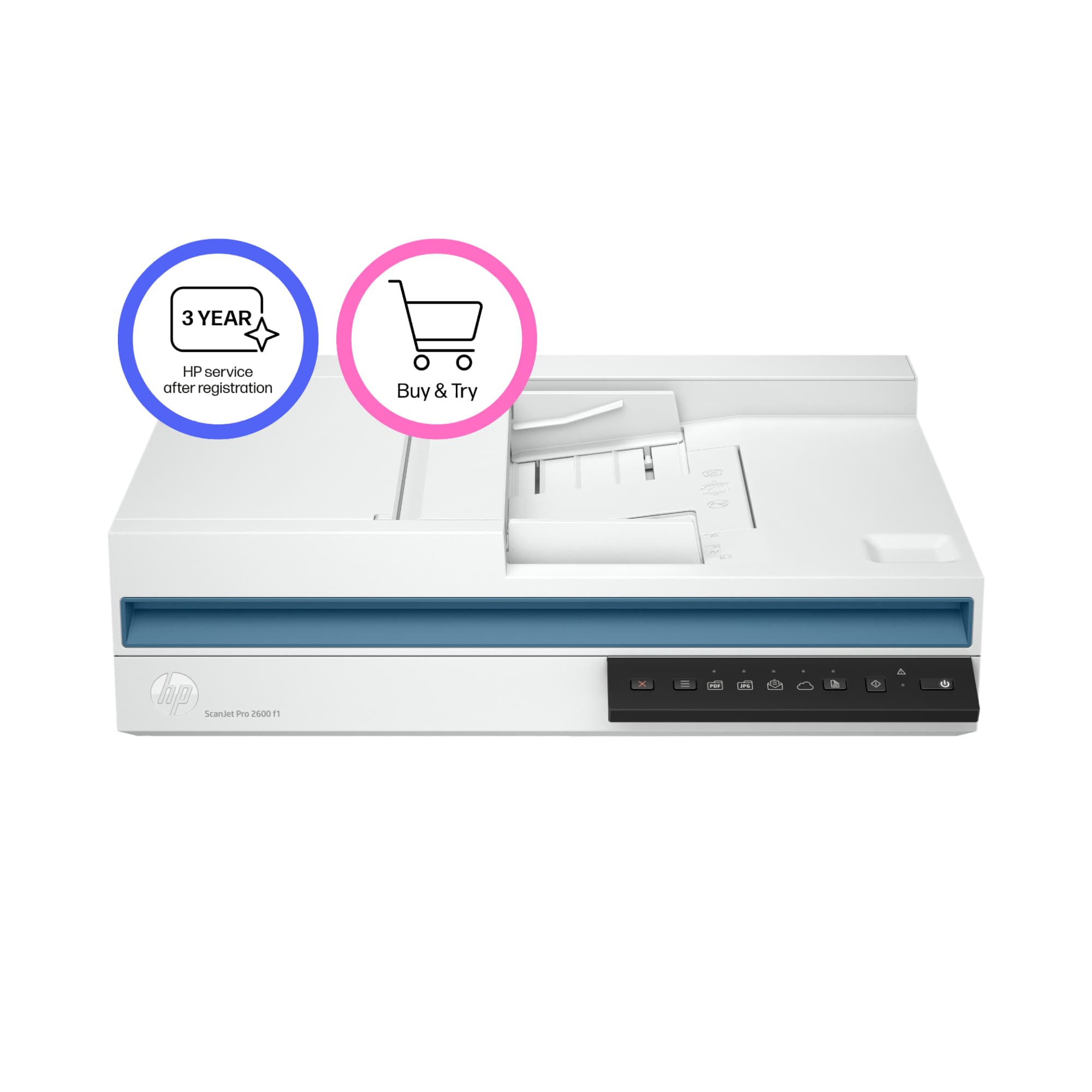 HP ScanJet Pro 2600 f1 Flatbed Scanner — photo 2 of 12