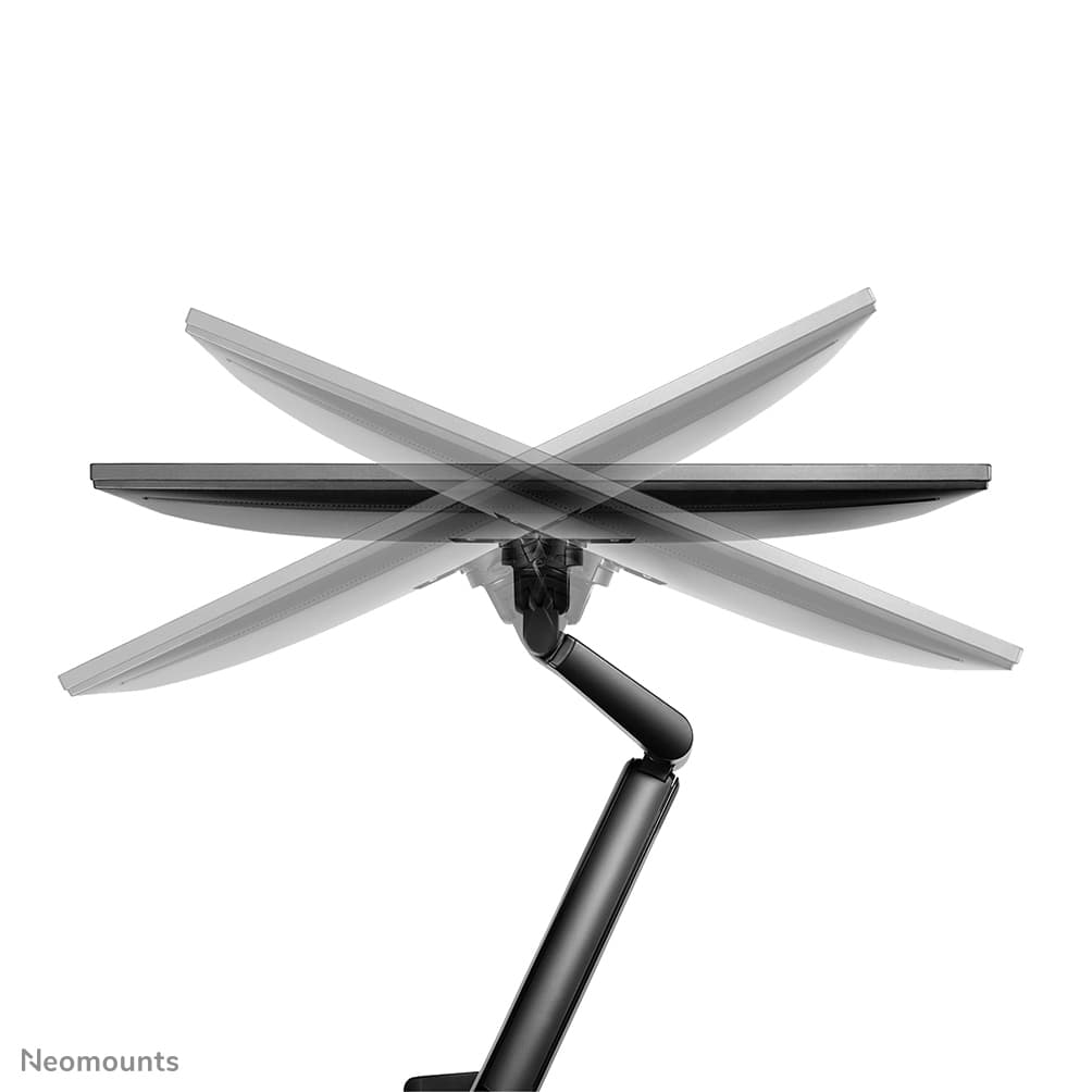 Support pour écrans jumelés 17-32" 1-9 kg Amortisseur à gaz 180° Noir — photo 12 sur 20