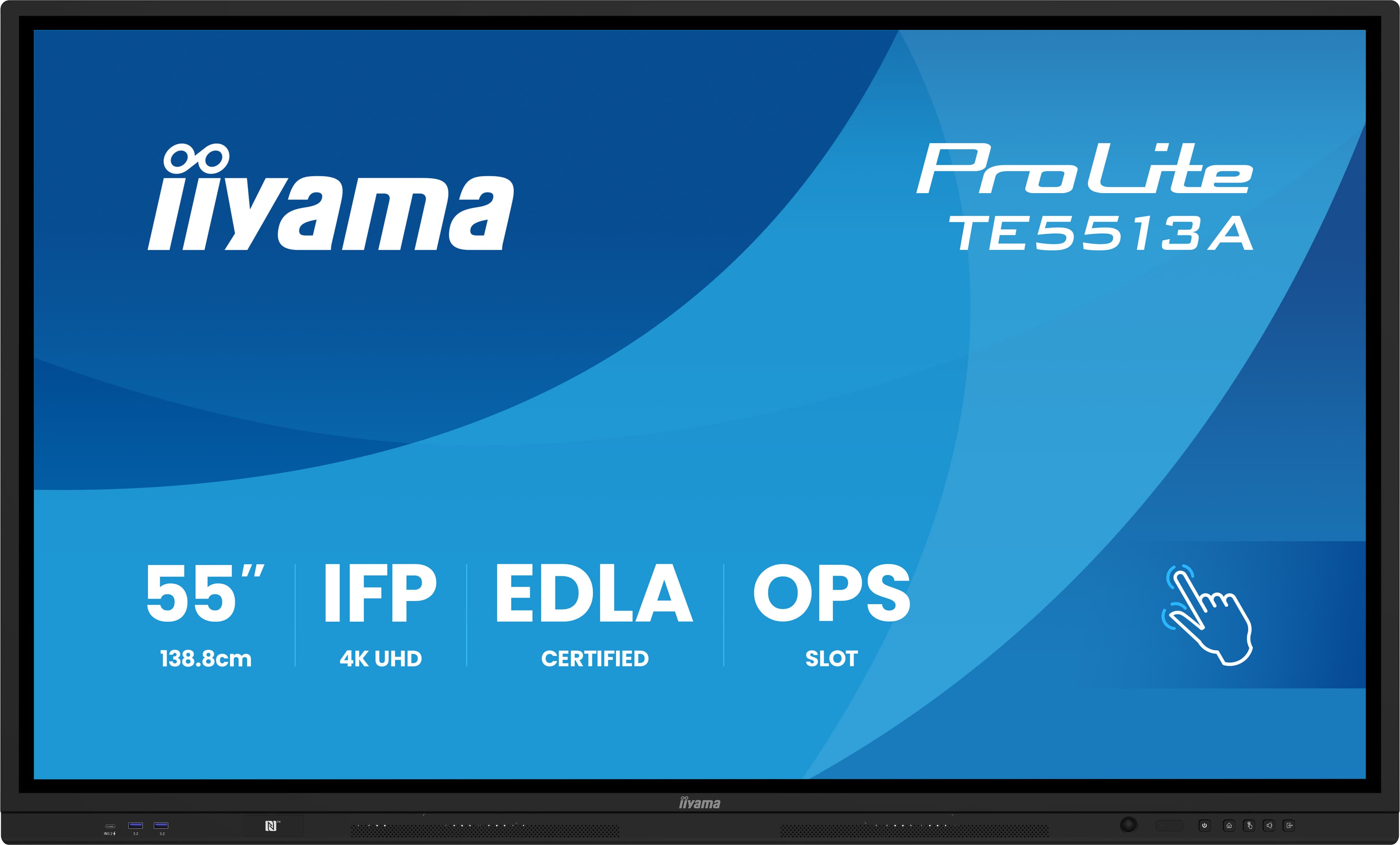 IIYAMA TE5513A-B3AG 55 pouces Affichage 4K UHD tactile
