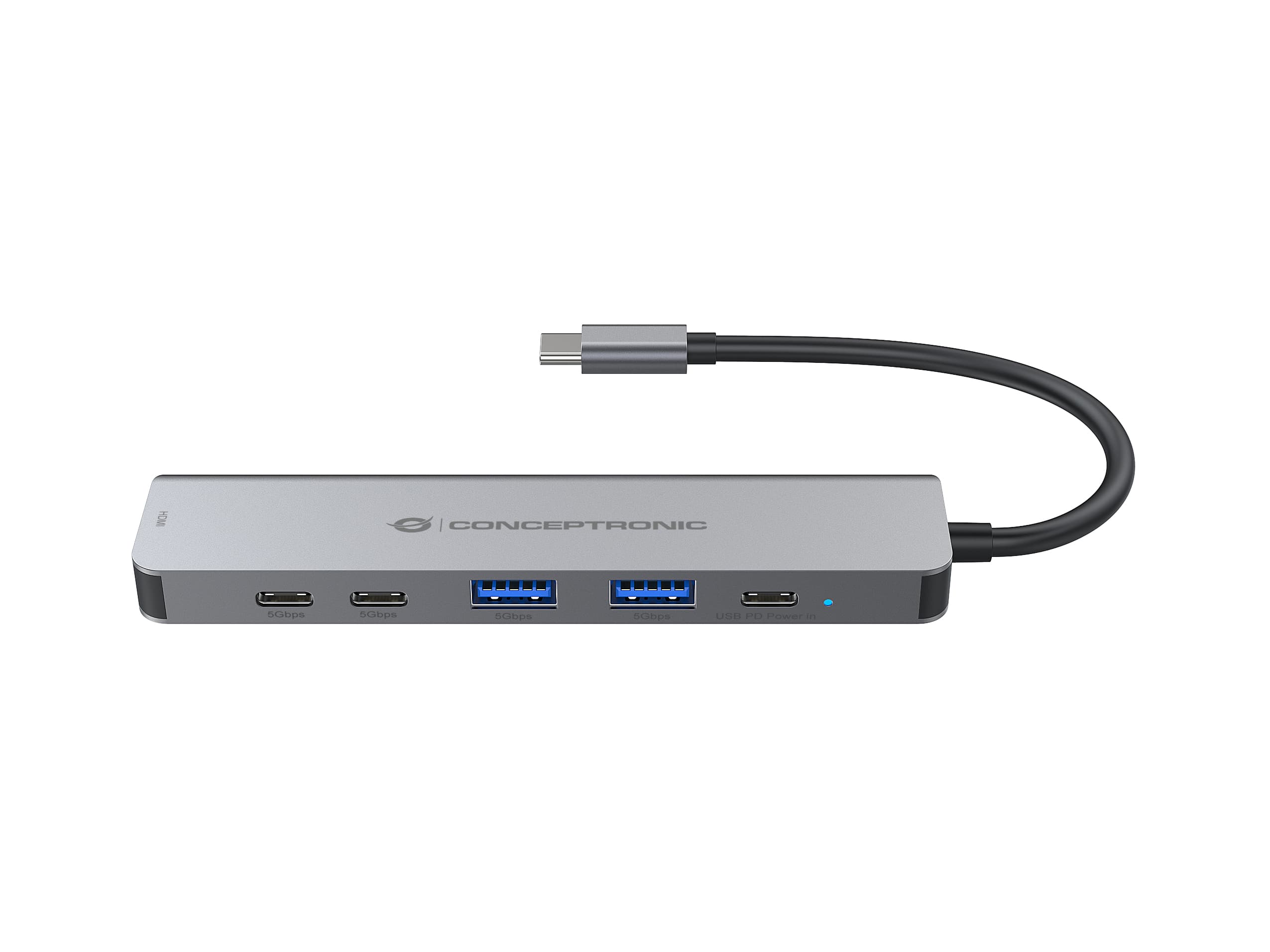 6-in-1 Docking Station USB 3.2 Gen 1 - HDMI - USB-A 5Gbps x 2 - USB-C 5Gbps x 2 - 100W USB PD — photo 4 of 8
