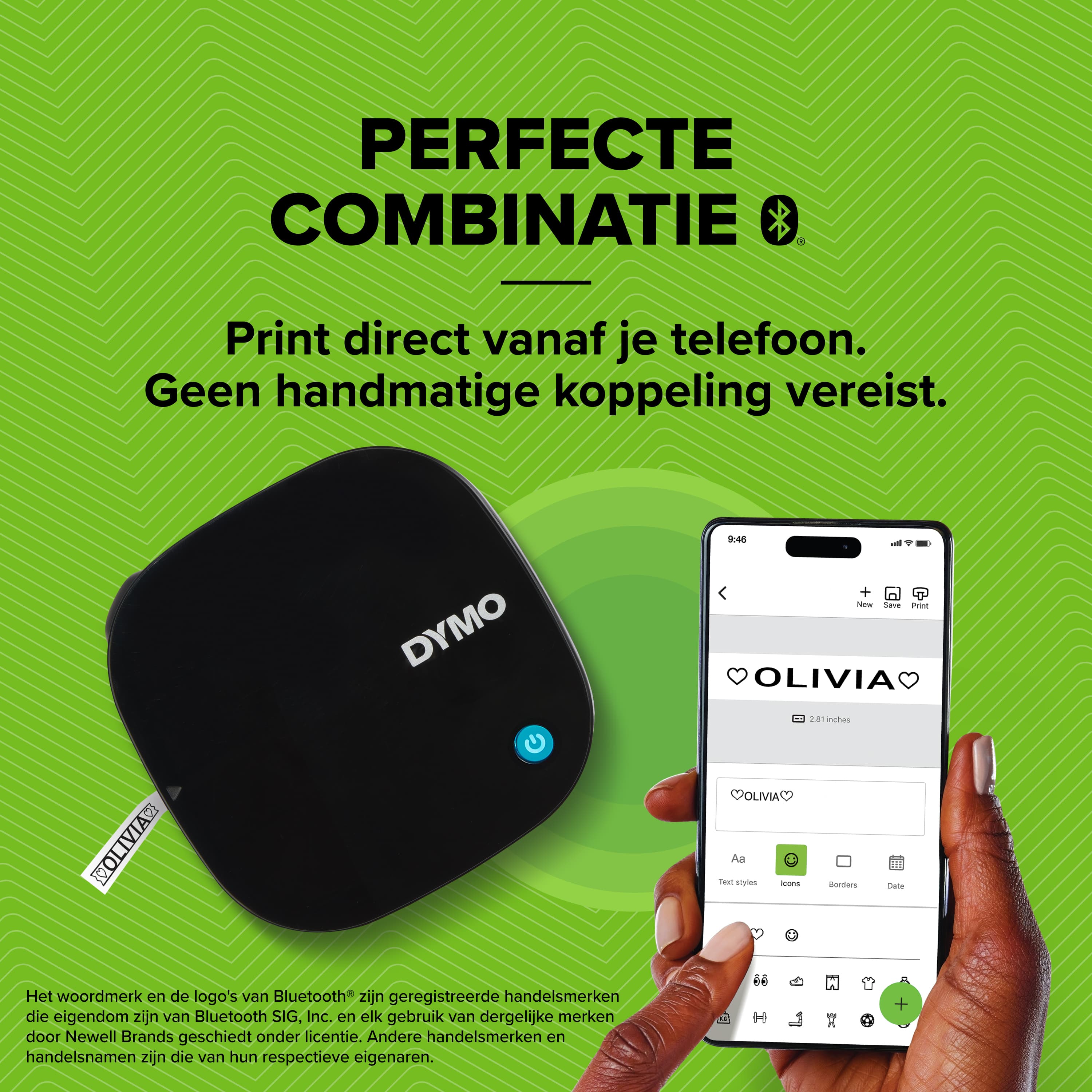 Imprimante d'étiquettes DYMO LetraTAG 200B Bluetooth — photo 5 sur 18