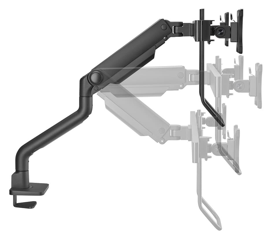 NEXT One Dual Crossbar Monitor Arm — photo 6 of 19