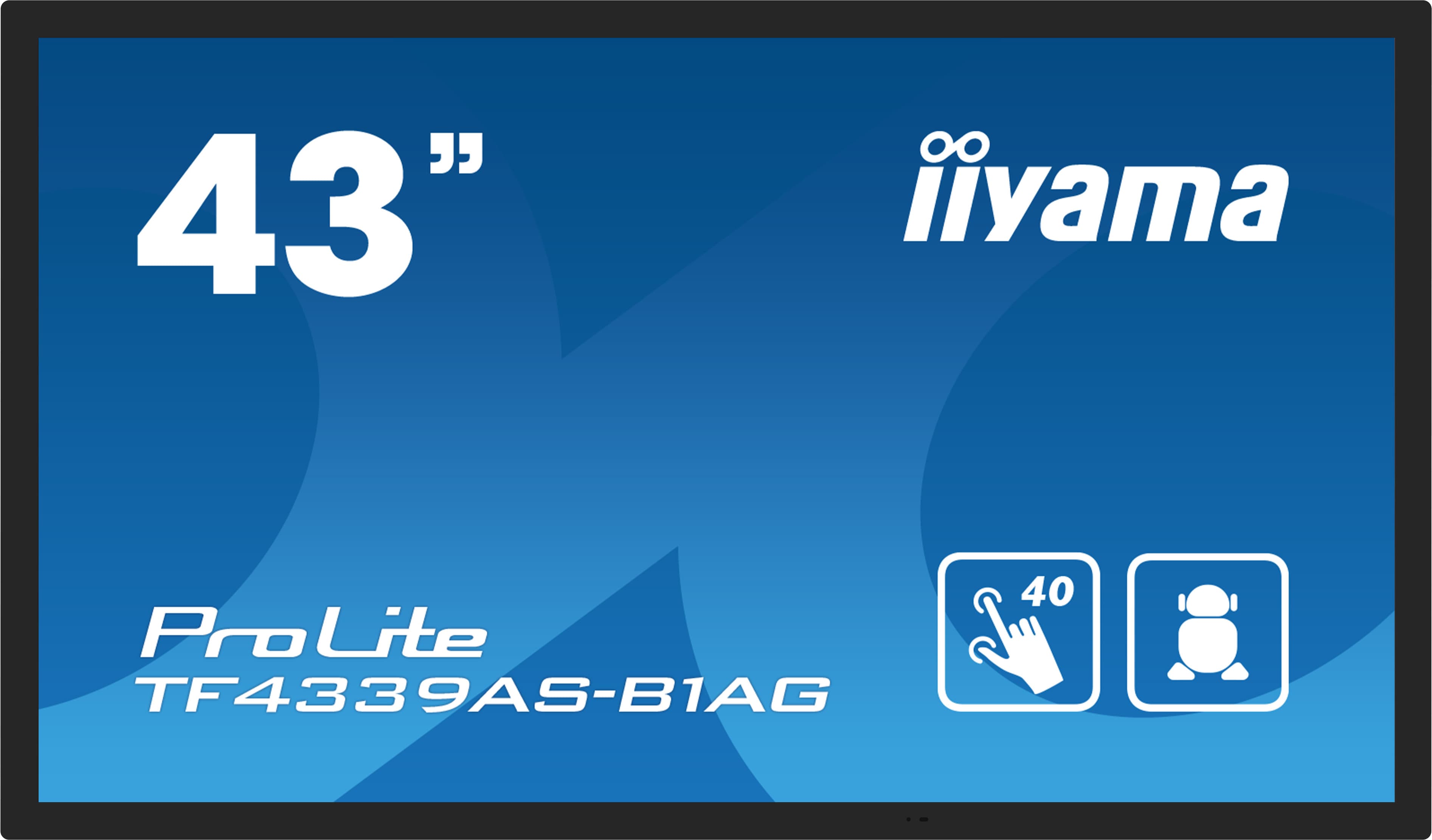 IIYAMA ProLite 43" Touch Monitor — photo 2 of 14