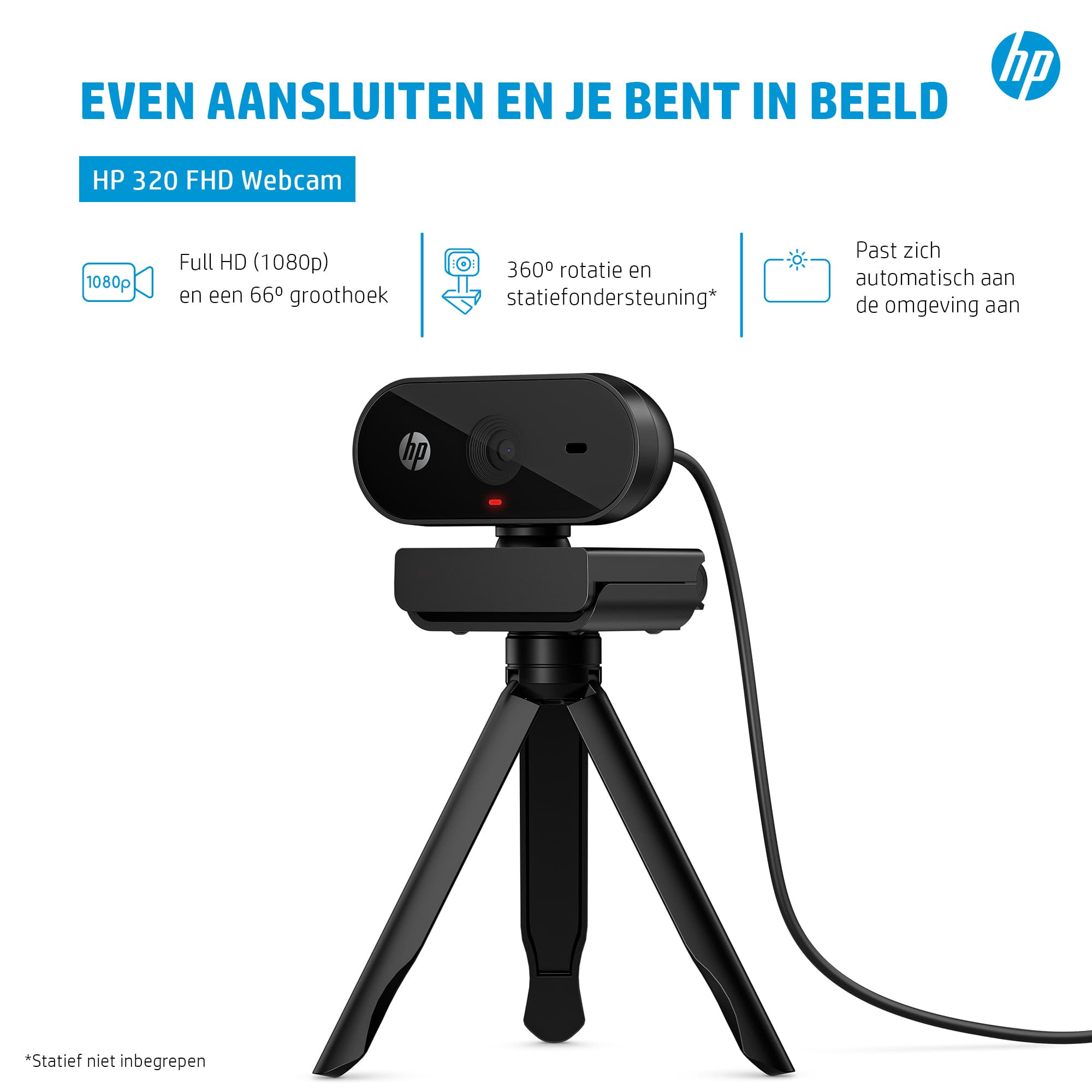 HP 320 FHD 1080p Webcam — photo 11 of 12