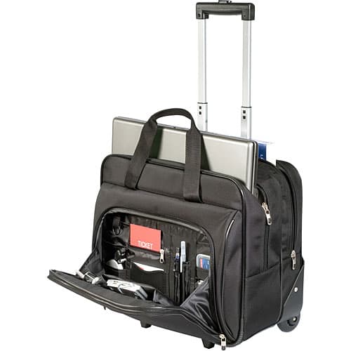 Étui à roulettes Executive pour ordinateur portable 15,6 pouces - Noir — photo 2 sur 4