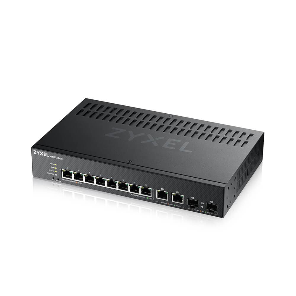 GS2220-10-EU 10-Port L2 GbE Switch with GbE Uplink (1 Year NCC Pro License) — photo 4 of 4