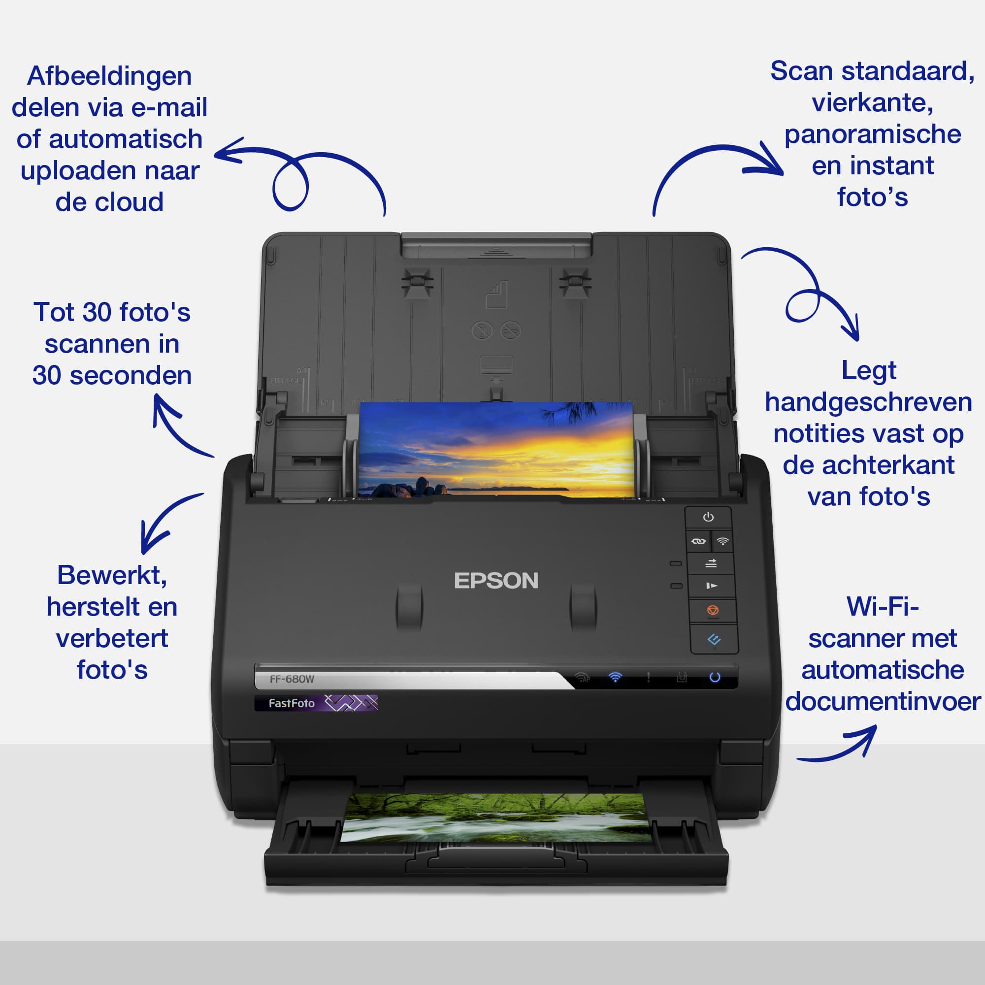 Epson FastFoto FF-680W Sheet-fed Scanner — photo 2 of 11