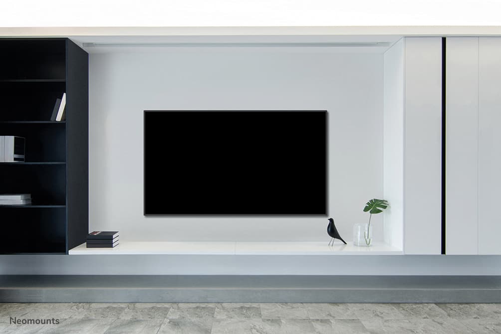 LEVEL-550 Support mural ultra-plat TV - 43-86 pouces - Max 60 kg - VESA 100x100-800x400 - Profondeur 2,3 cm - Installation facile - Noir — photo 13 sur 16