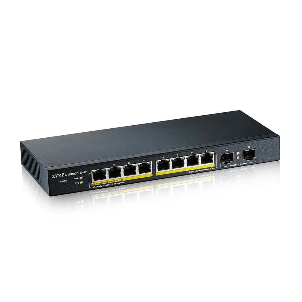 Commutateur PoE Gigabit Smart Managed 8 ports — photo 2 sur 4