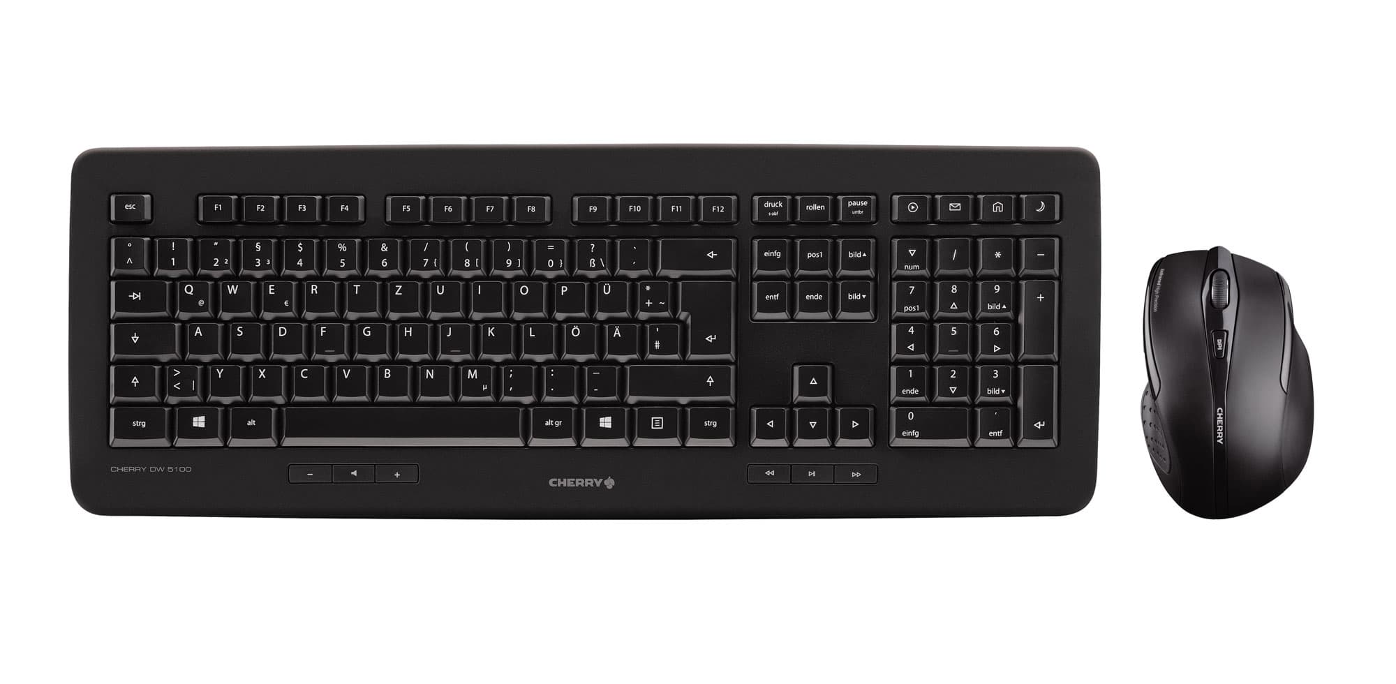 DW 5100 - Desktop set - Wireless - AZERTY - Black