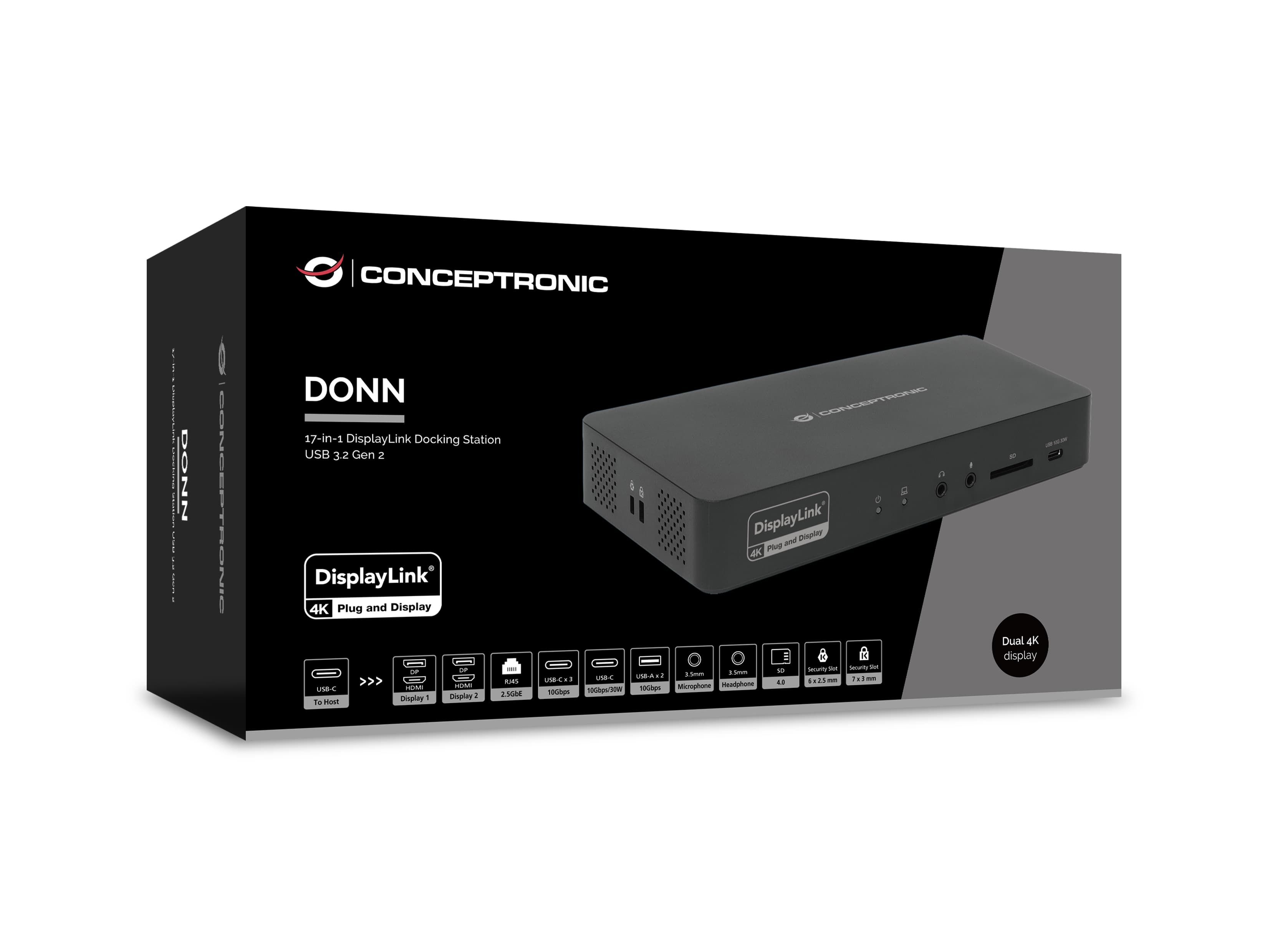 Station d'accueil DisplayLink 17 en 1 USB 3.2 Gen 2 — photo 6 sur 6