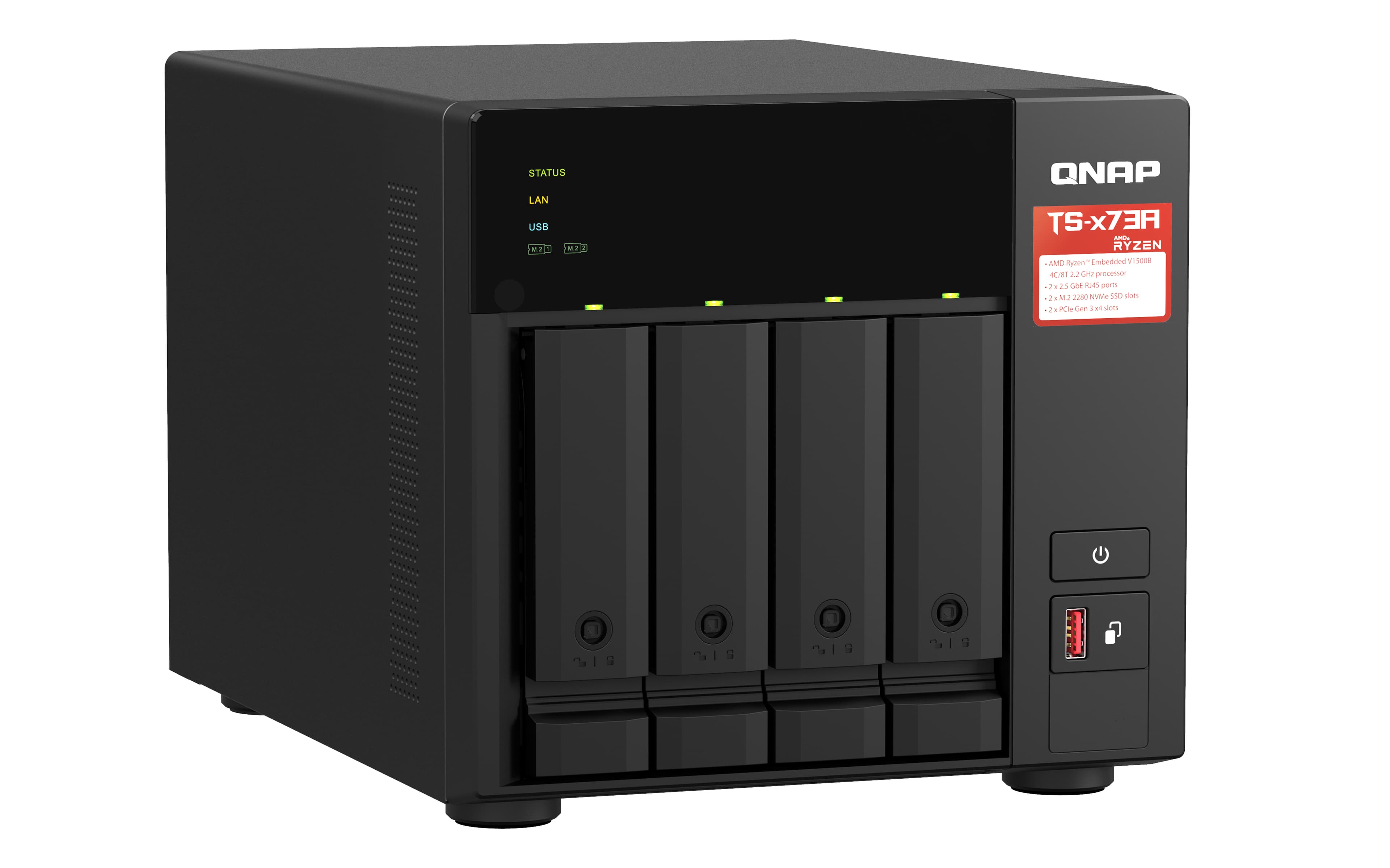 QNAP TS-473A Serveur NAS — photo 2 sur 6