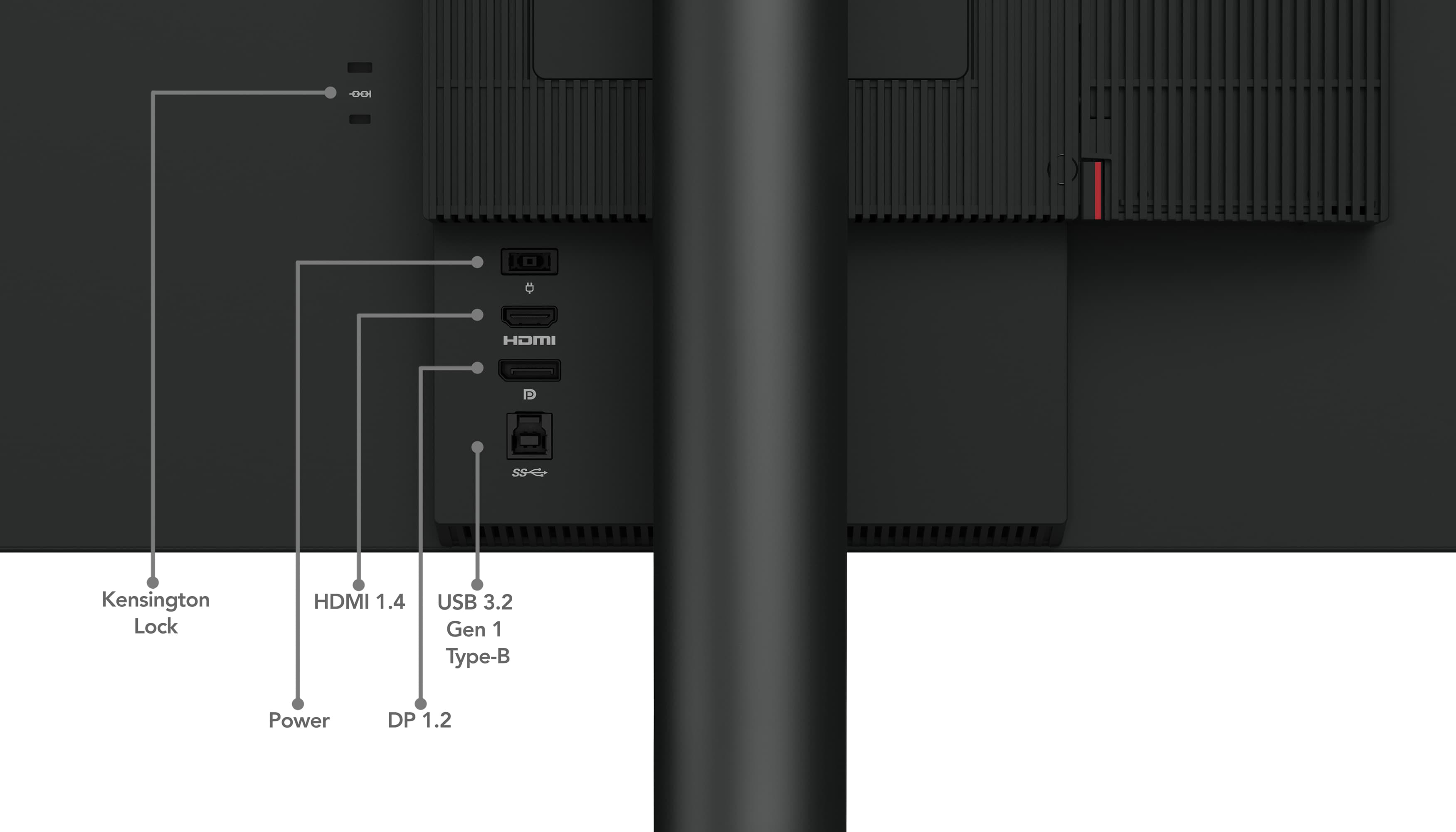 ThinkCentre Tiny-In-One 24 Gen 5 - 24 inch - Full HD IPS LED Monitor - 1920x1080 - Pivot / HAS / Webcam — foto 18 van 23