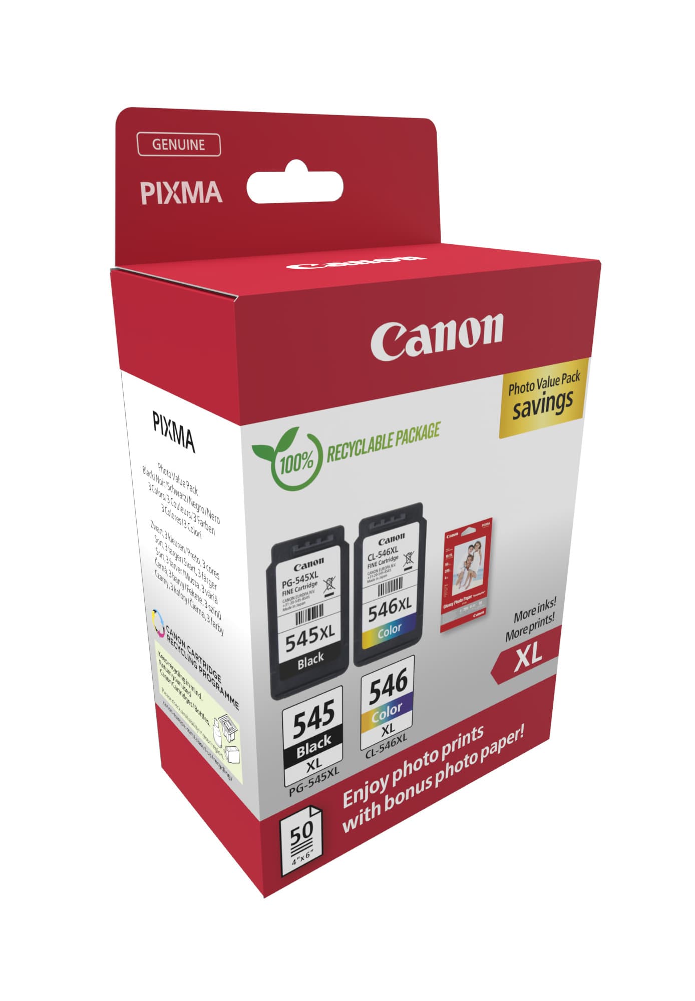 Canon PG-545XL/CL-546XL PHOTO VALUE — photo 2 sur 4