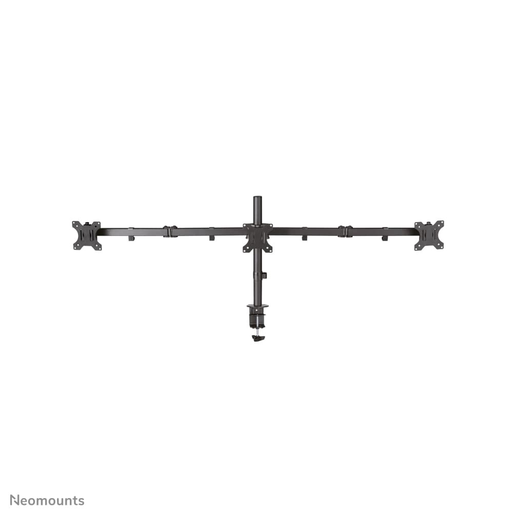 Triple Monitor Arm - 10-27inch - 0-6 kg/Screen - Black — photo 2 sur 10