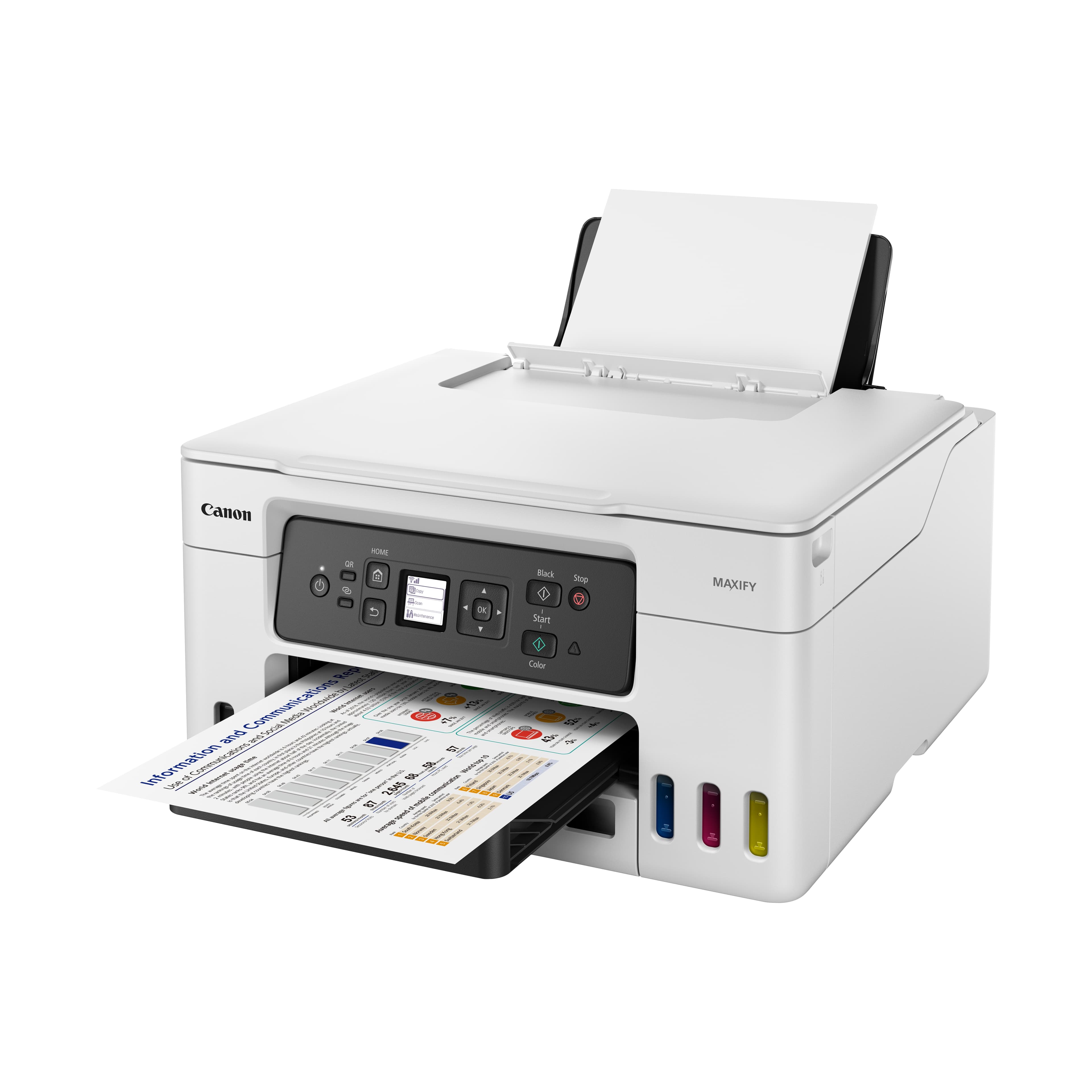 Imprimante multifonction à jet d'encre Canon MAXIFY GX3050 - Blanc — photo 2 sur 10