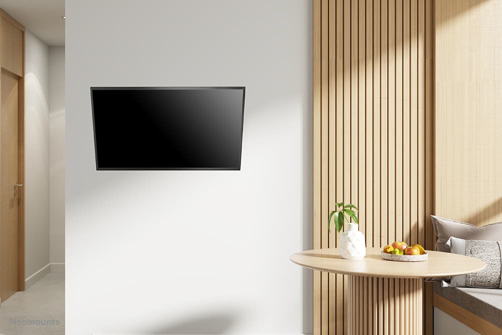 Support mural inclinable pour moniteur/tv - 10-30" - Jusqu'à 25 kg - VESA 75x75-100x100 - Profondeur 3,4 cm - Noir — photo 10 sur 11