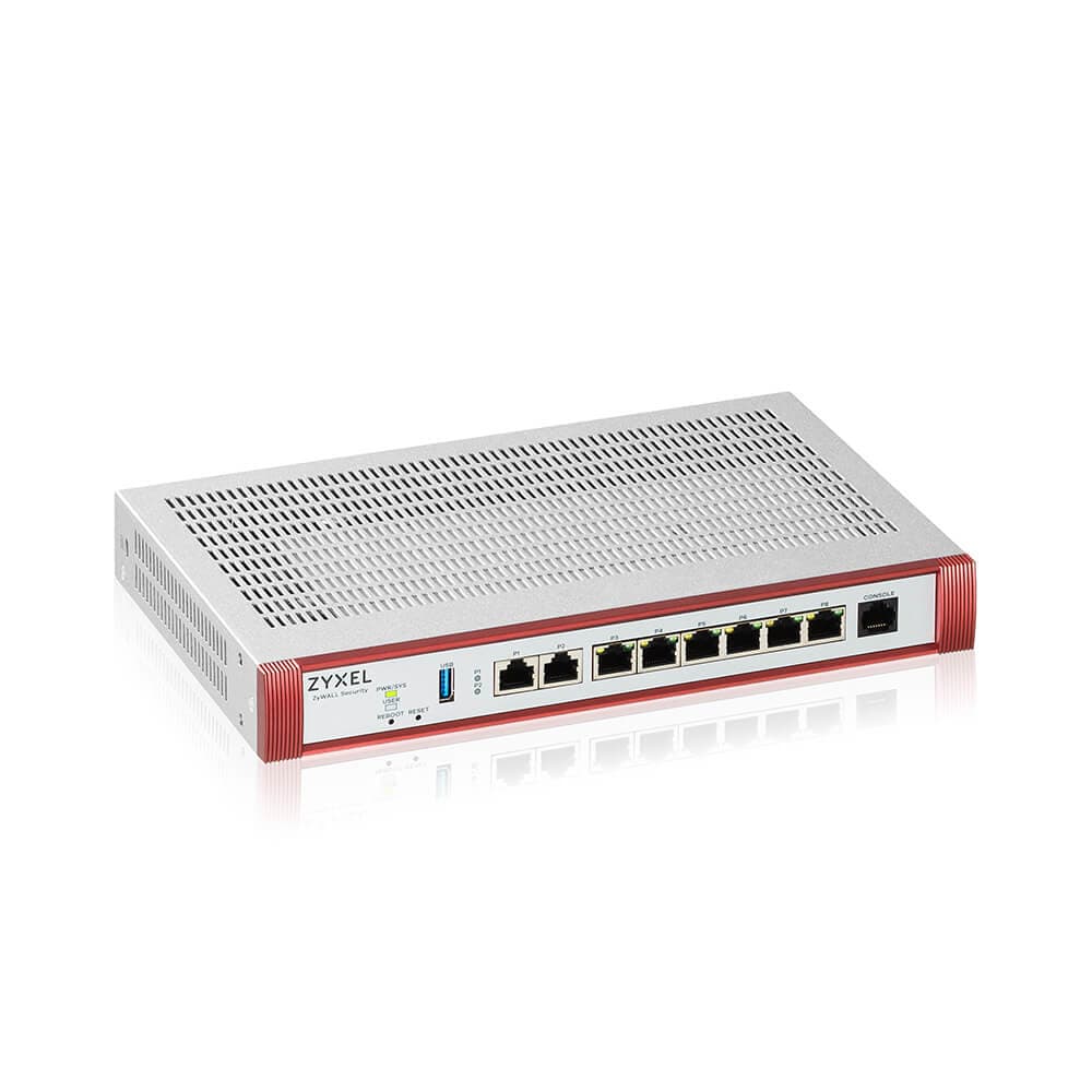 USG FLEX 200 H - Ports personnalisables avec 2 x 2,5 G et 6 x 1 G - USB avec 1 an de pack Entry Defense — photo 4 sur 4
