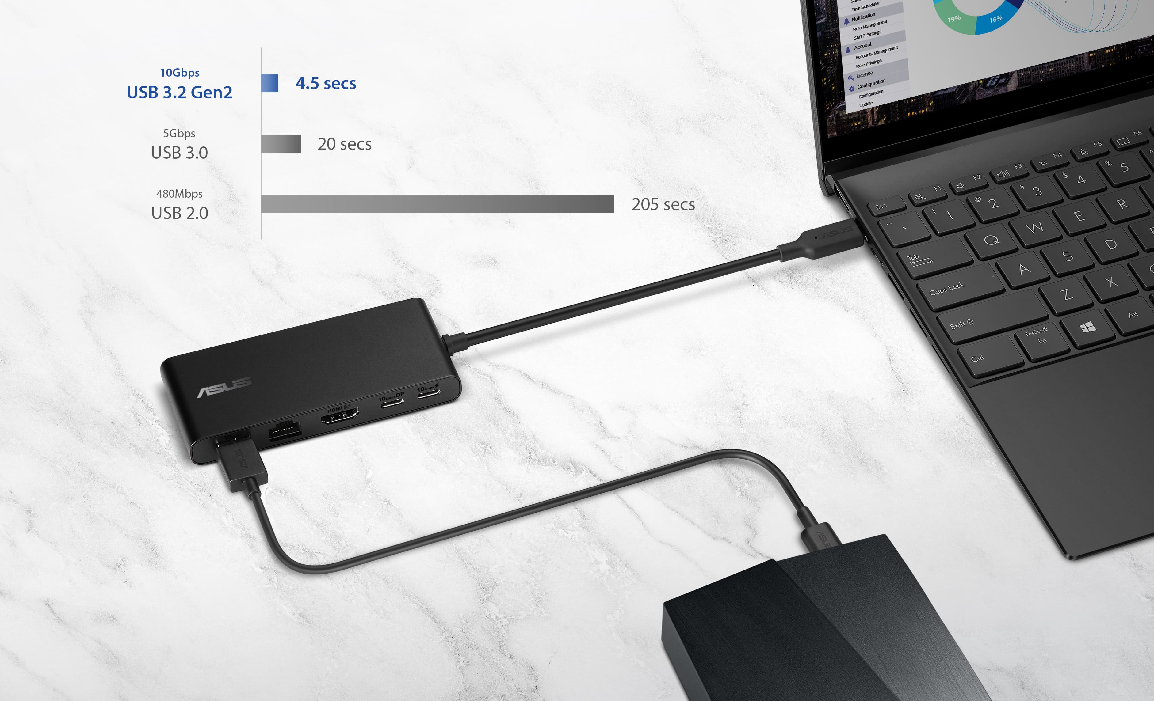 ASUS Dual 4K USB-C Docking Station DC201 — photo 8 of 8