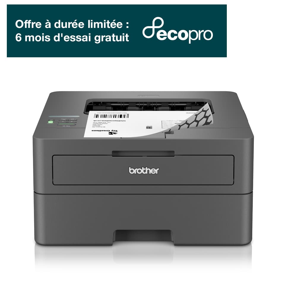 HL-L2445DW - Imprimante laser A4 compacte - RJ45 / WiFi / USB — photo 2 sur 9