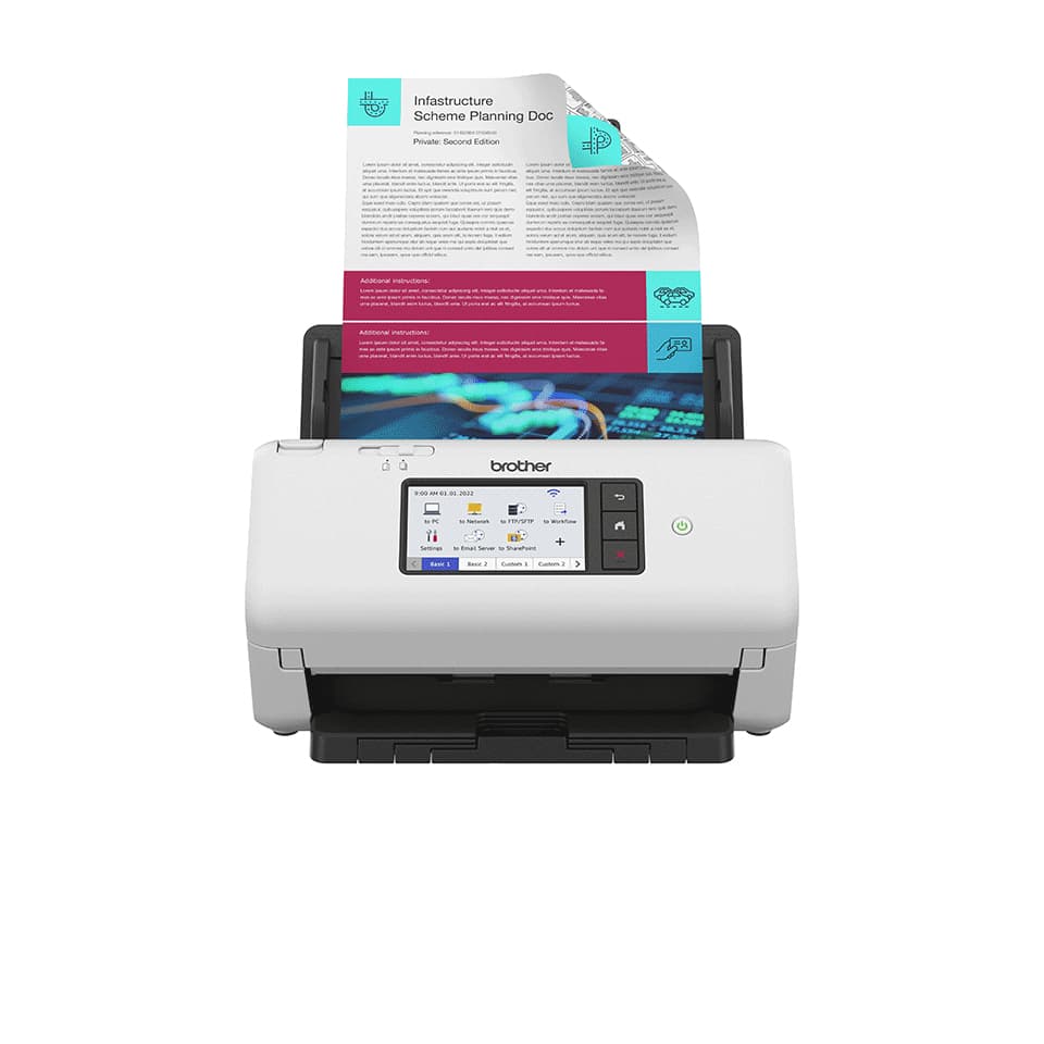 Brother ADS-4700W Desktop Document Scanner