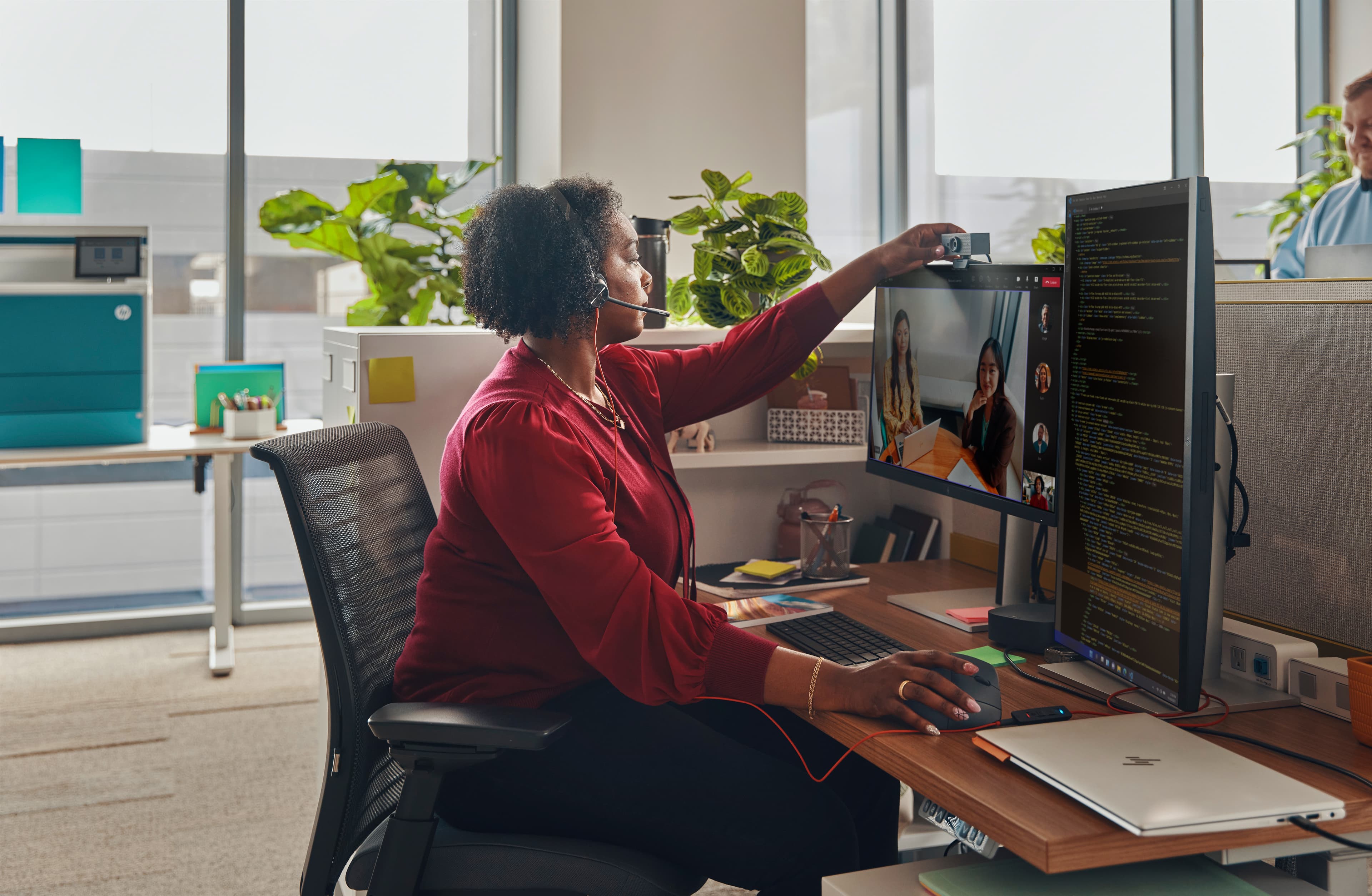 HP Poly Blackwire 3320 Stéréo Microsoft Teams certifié, casque audio USB-C + adaptateur USB-C/A — photo 2 sur 7